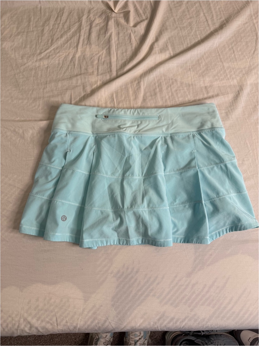 lululemon athletica Mint Blue Pleated Skater Skirt